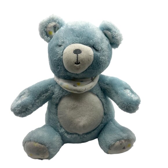 Dreamgro Musical Light-Up Plush Bear Toy Babies Soft Cuddly Blue Lovey WORKS - Picture 2 of 11